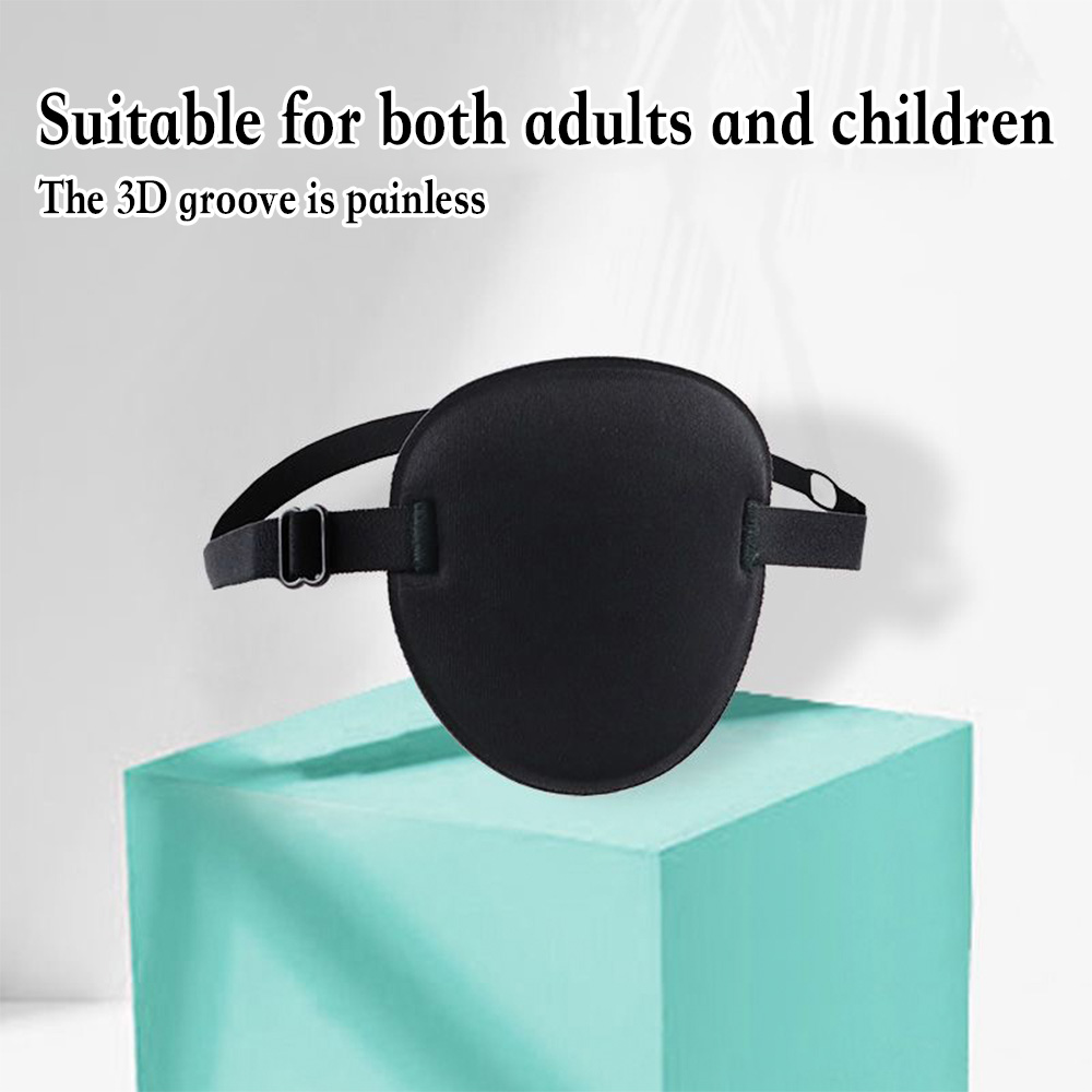 Hey-Life Black Single Eye Patch Amblyopia Correction Eye Mask Concave ...