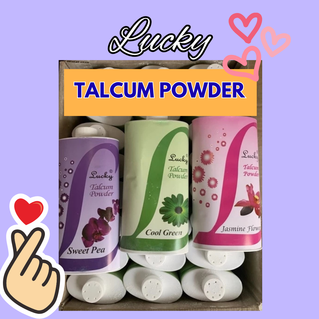Lucky Talcum Powder 250 g for Barber / Salon Used, Skin Care, HouseHold ...
