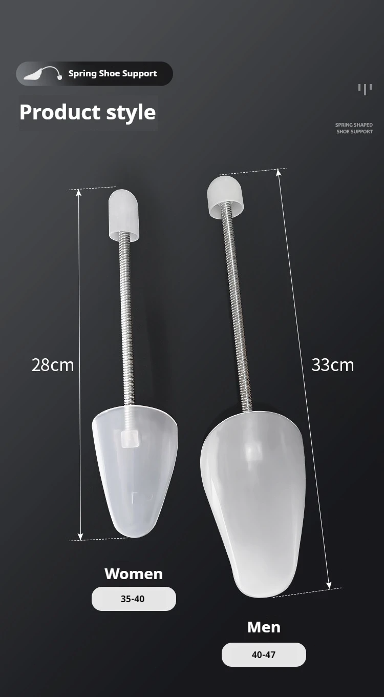 1Pair Spring Shoe Trees Anti Deformation Inner Support Shoes Stretcher ...