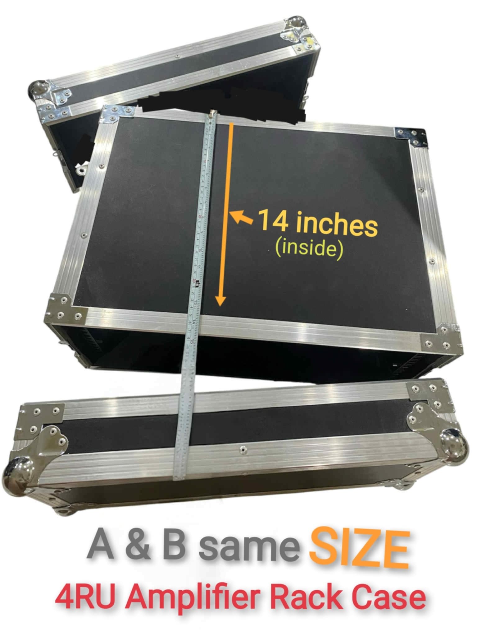 4RU Amplifier Rack Case Professional Audio Power Amplifier FlightCase ...