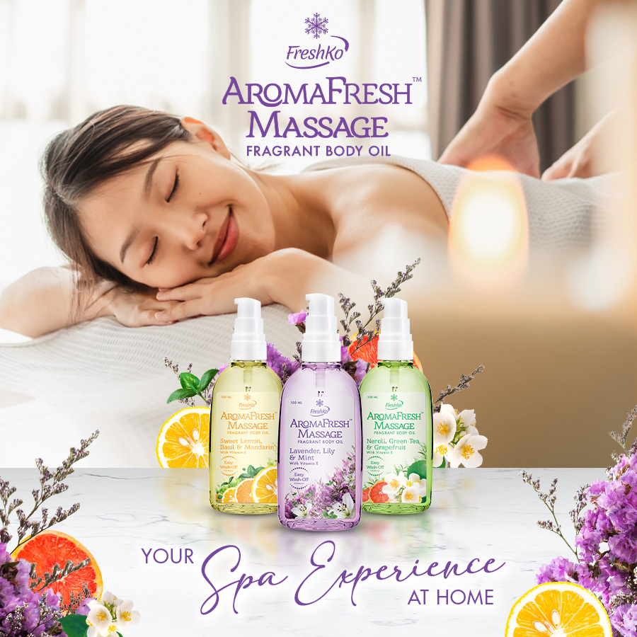 BUNDLE PROMO! FreshKo AromaFresh Massage Oil 100ml | Shopee Philippines