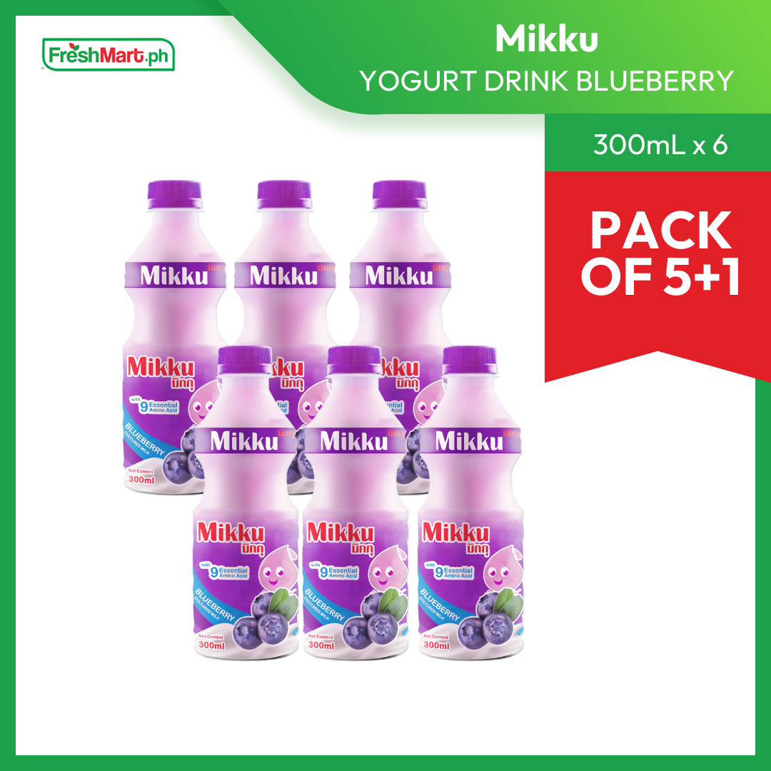 Mikku Cultured Milk Drink 300ml 5+1 | Shopee Philippines