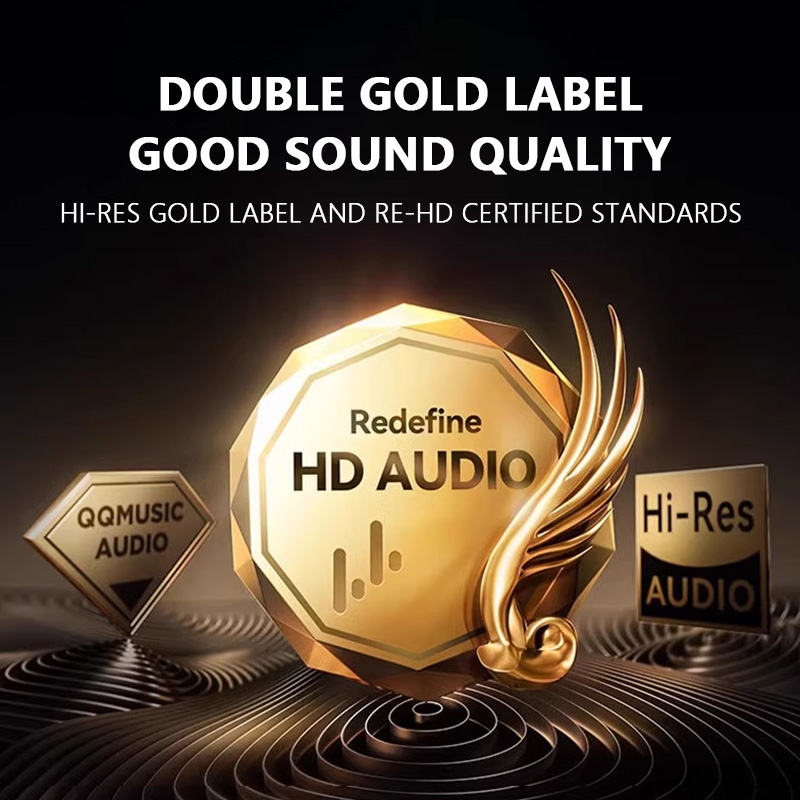 GUODO Wireless Headphones HIFI Foldable Over-Ear Headset, 8 Hours Play ...