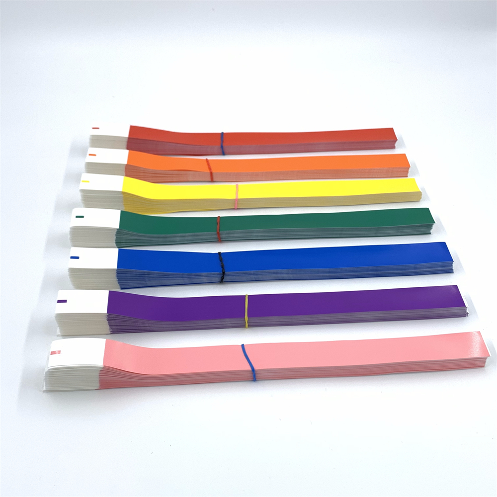 100Pcs Disposable Waterproof Wrist Band For Concert Entry Tickets Event ...