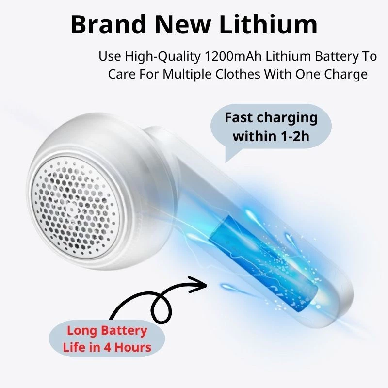 Electric Lint Remover USB Fluff Razor For Fabric Sweater Clothes Remove ...
