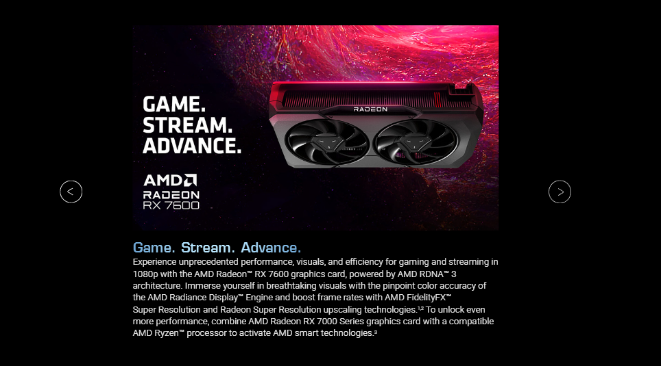 ASUS RX7600 8GB GDDR6 EVO OC Dual Radeon AMD Graphics Card (DUAL-RX7600 ...