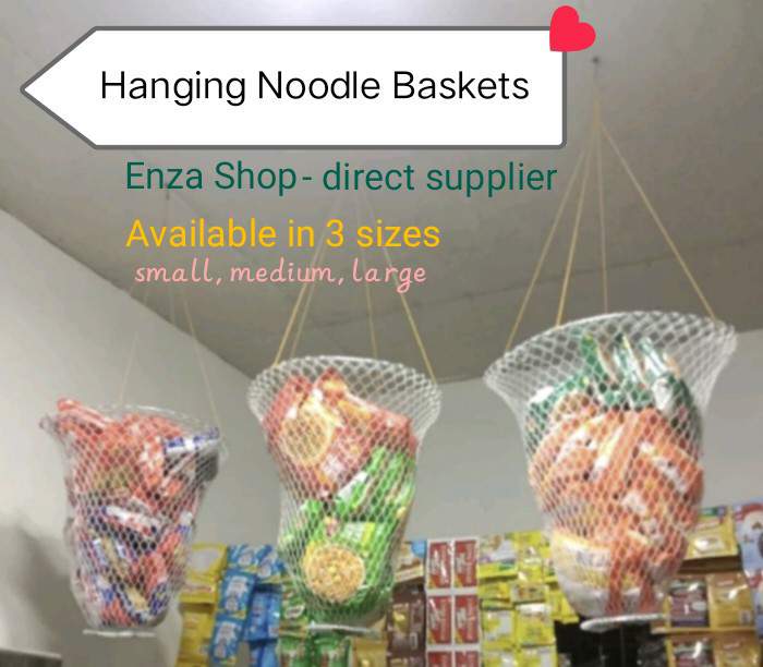 5pcs Quality Hanging Net Buslo Organizer Sari Sari Store | Shopee ...