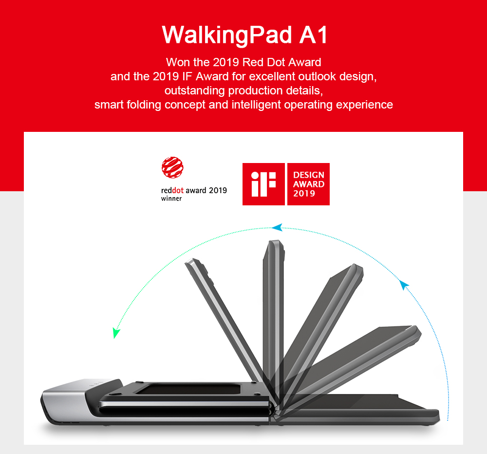 Xiaomi Kingsmith A1 Pro Walkingpad Foldable Treadmill APP Remote Quiet ...