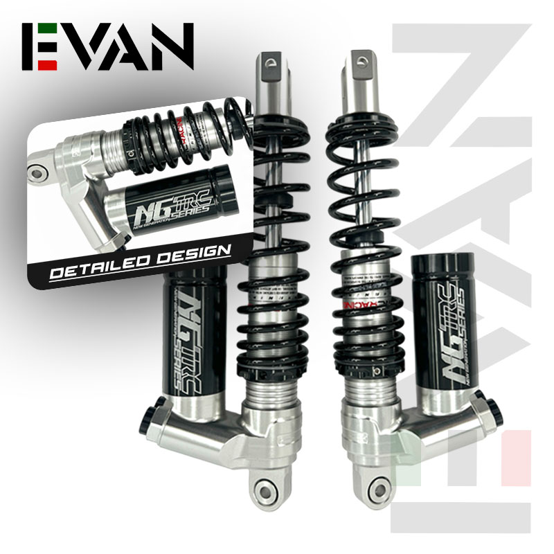 EVAN Shop TRC Racing Inverted Front Shock & Rear Shock for Yamaha XMAX ...