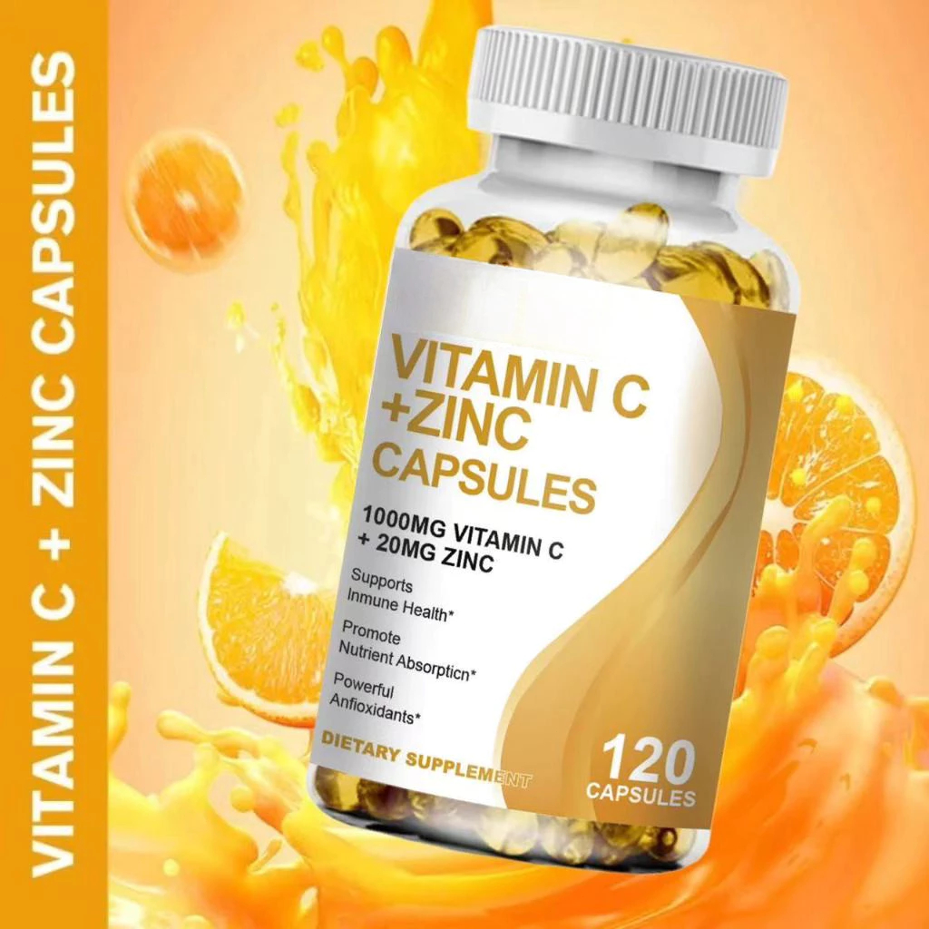 VitaminC + Zinc Capsules Promotes Collagen Synthesis Enhances Human ...