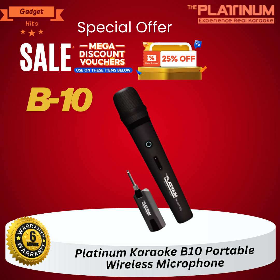 Platinum B10 Portable Single Wireless Microphone | Shopee Philippines