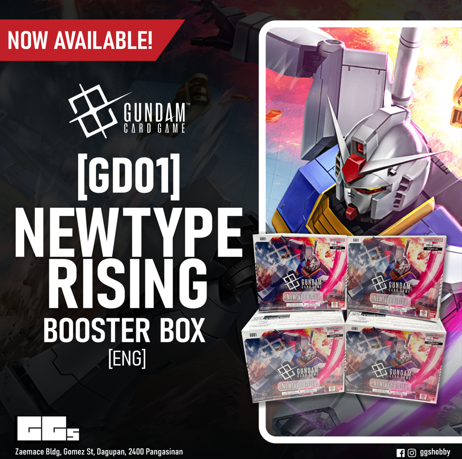 Gundam Card Game [GD01] New Type Rising ENGLISH Booster Box | Shopee ...