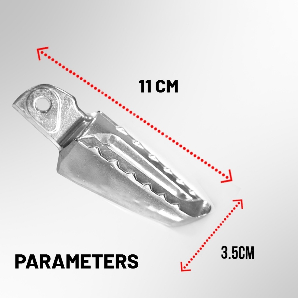 Honda Foot Rest Click 125i/150 V2 V3 / Beat Fi V2 V3 Alloy Footrest ...