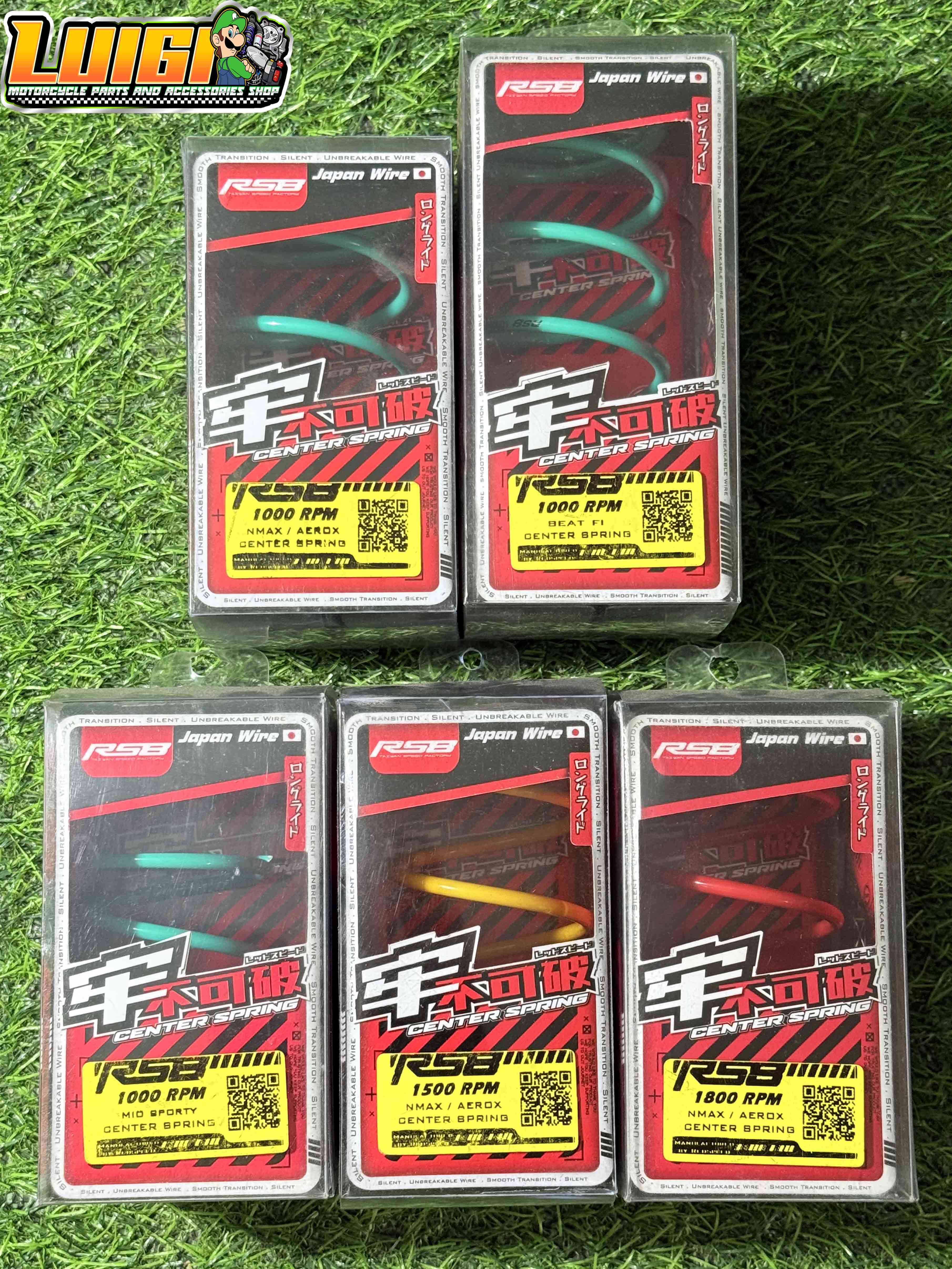 RS8 CENTER SPRING NMAX/ AEROX /MIO SPORTY /BEAT FI /1000 RPM /1500 RPM ...