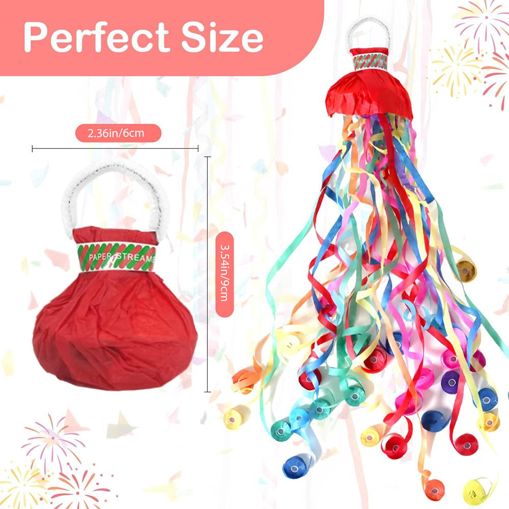 10pcs Party Hand Throwing Confetti Popper Wedding Birthday Celebration ...