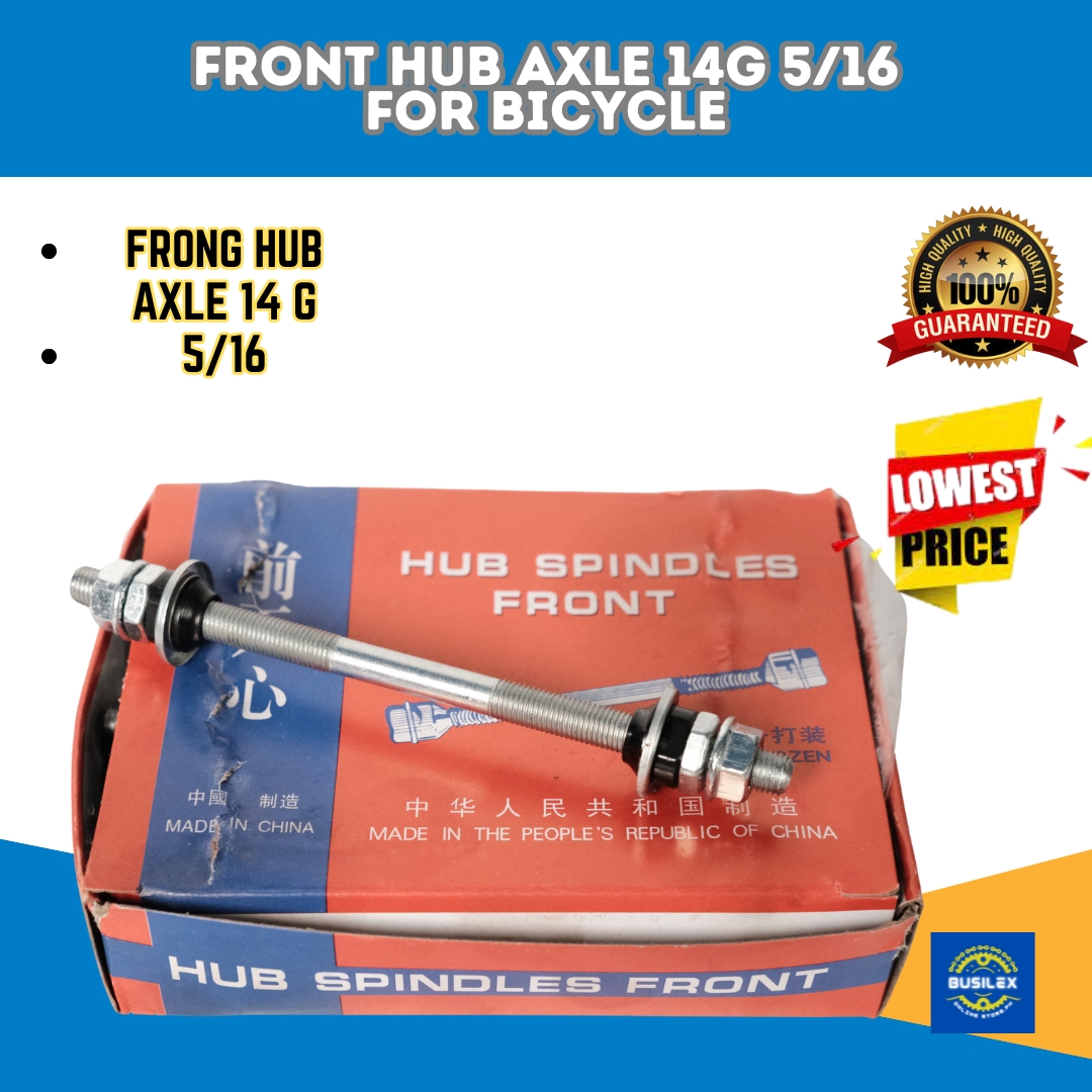 BMX SOLID Steel Rear Axle / Front Axle | Shopee Philippines