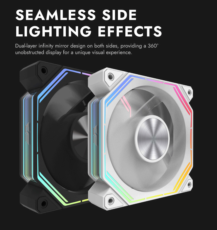 DarkFlash Infinity 34 Single 120MM ARGB Cooling Fan | Shopee Philippines
