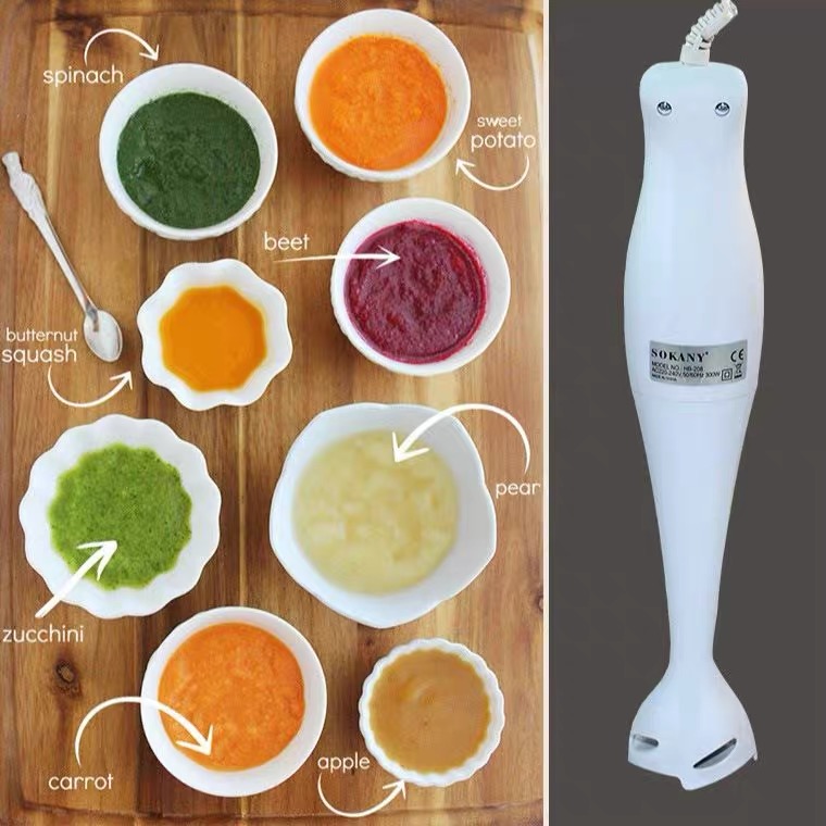 TV013 Multifucntional Hand Blender Mixer Vegetable fruit puree baby ...