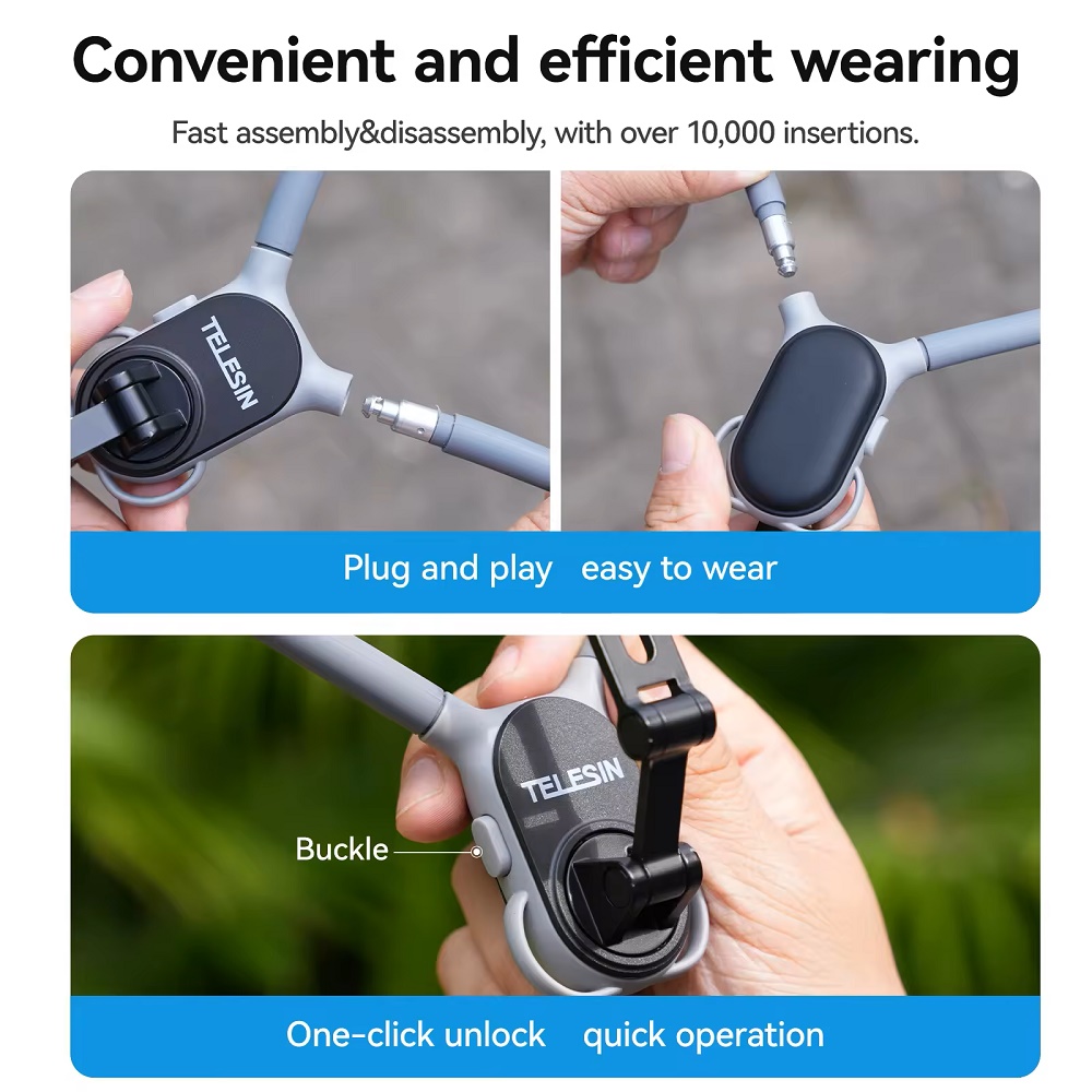 Support magnétique Telesin pour smartphone autour du cou