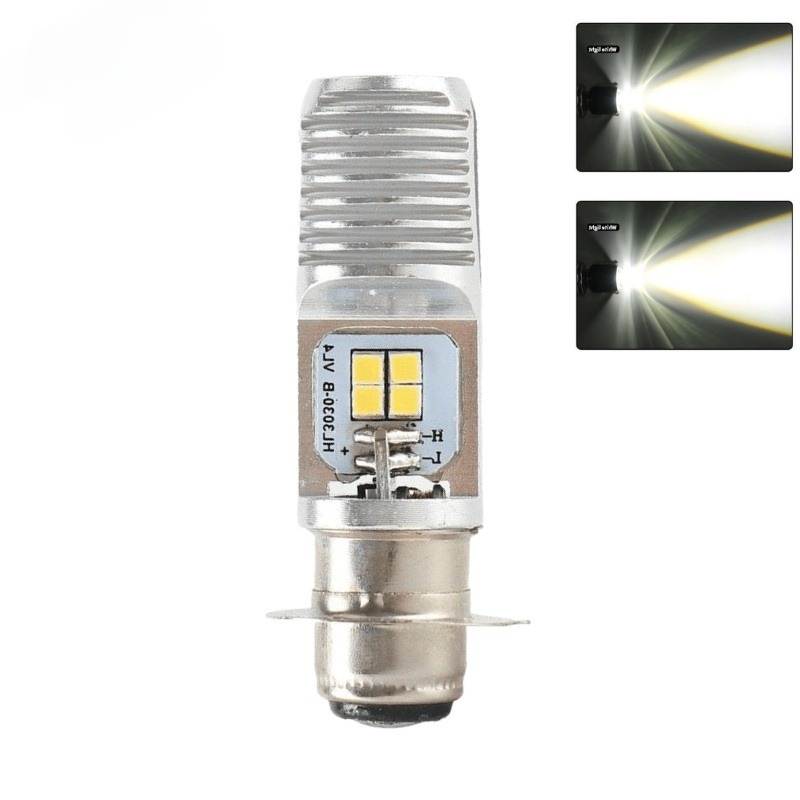 P15D LED Headlight Bulb for Motorcycle Mio125 TMX125 Bright White ...