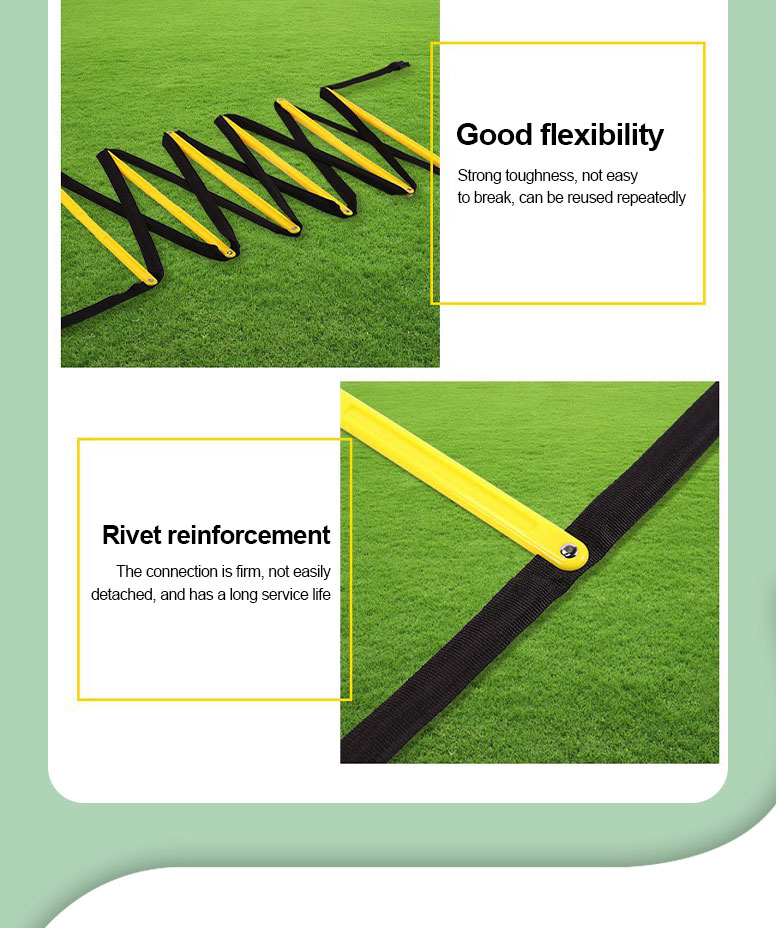 Fitness Agility Training Obstacle Rope Rungs SpeedLadder Run Exercise ...