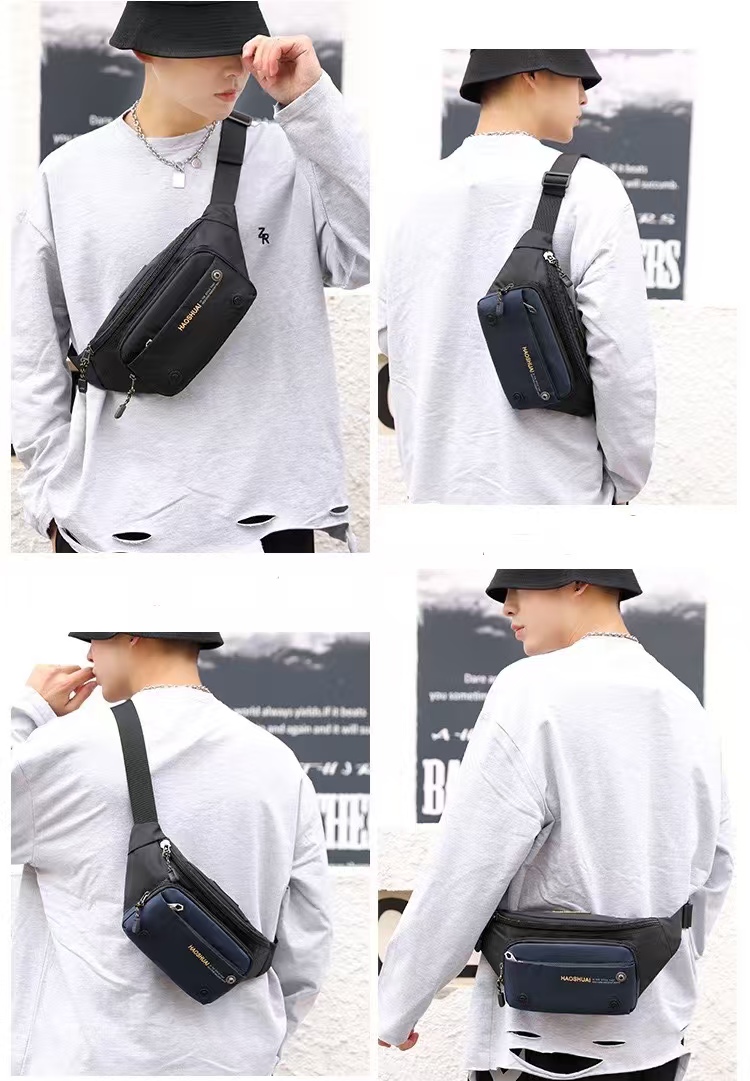 Men S Chest Bag Fashion 2026.Mumu 2037 Multifunctional outdoor waist bag casual men's chest bag ...