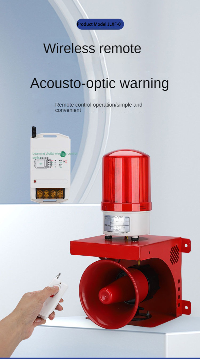 LED Fire Alarm Control System with Sound Strobe Flash Light & Emergency ...
