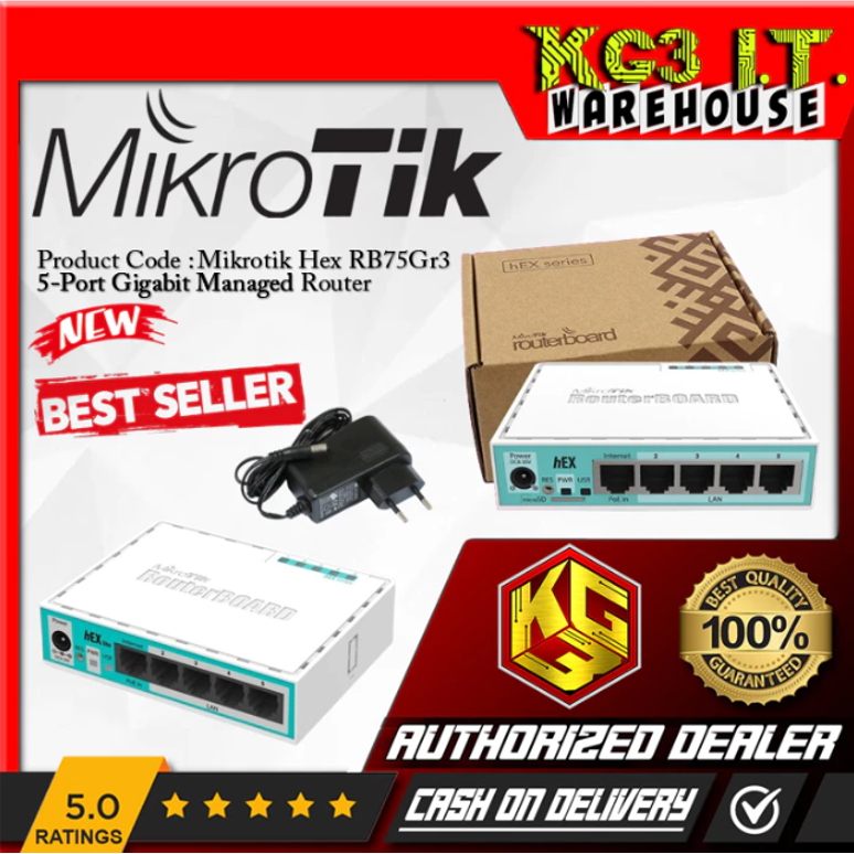 MikroTik Routerboard hAP series RB941 ROUTER / Mikrotik RB750 (HEX Gr3 ...