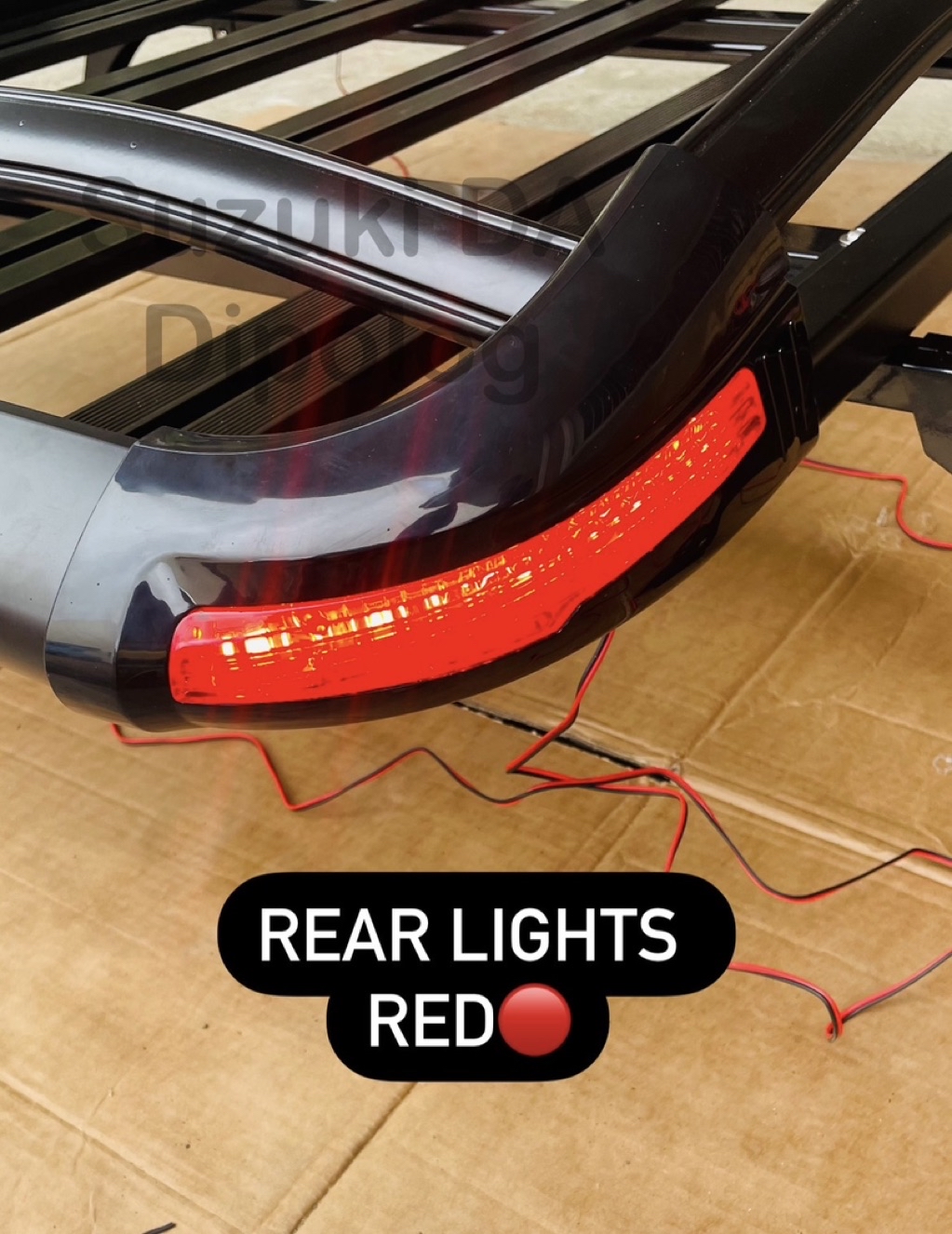 Roof Rack Carrier DA64 & DA17 with LED Lights 50”x38” with Crossbar ...
