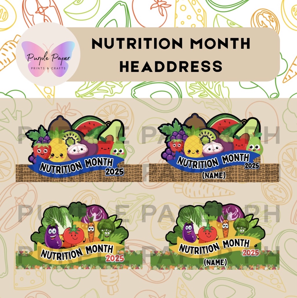 Nutrition Month Headdress | Shopee Philippines