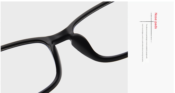 Retro Anti-blue Light Eyeglasses Computer Eye Protection Square Frame ...