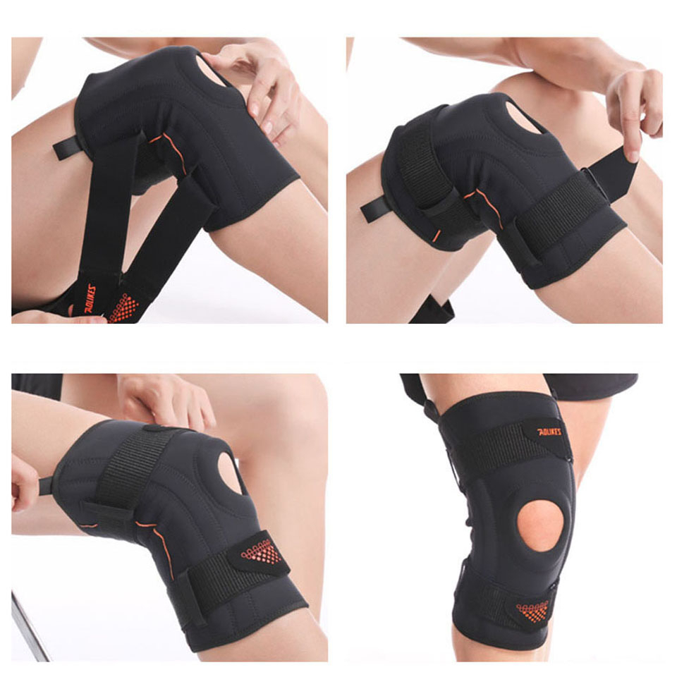 1PCS Pressurize Knee Support Sleeve Protector Elastic Knee Pads Brace ...