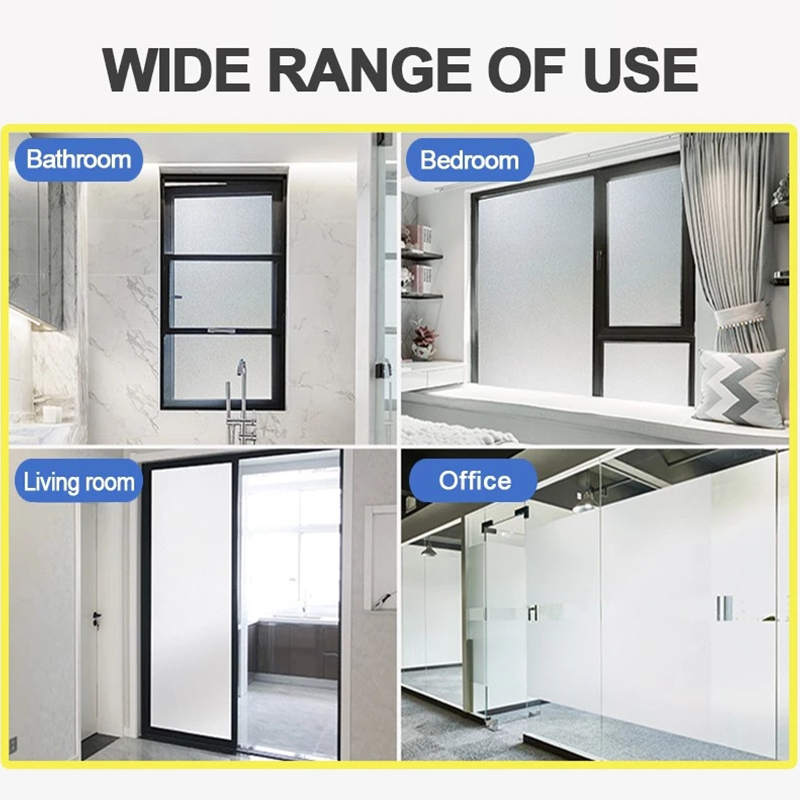 NICE Frosted Window Privacy Film Static Cling Vinyl Glass Sticker ...