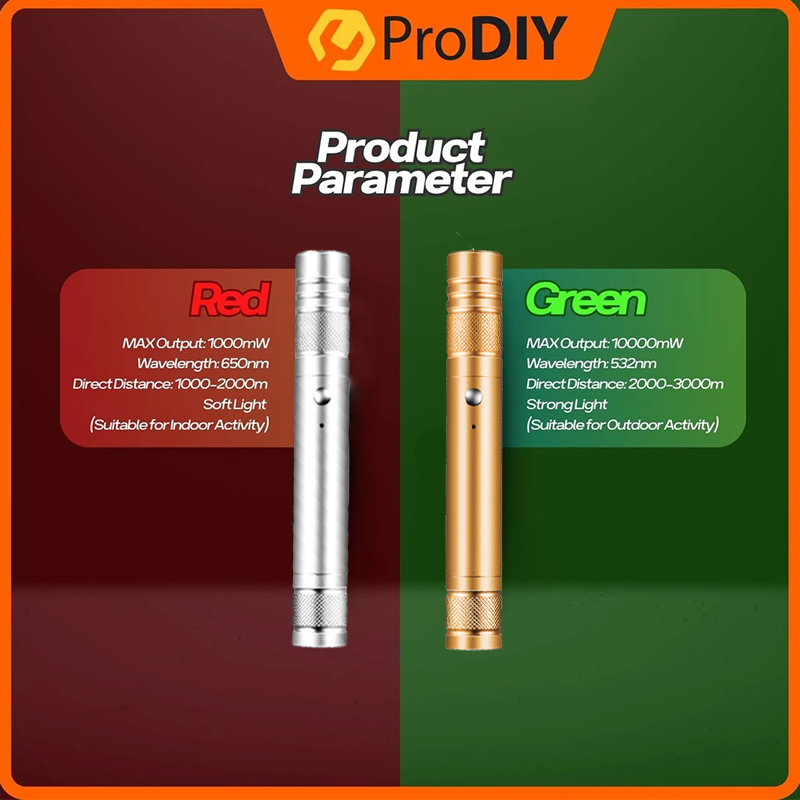 【2025 New】golden laser pointer rechargeable USB 6800mAh green laser ...