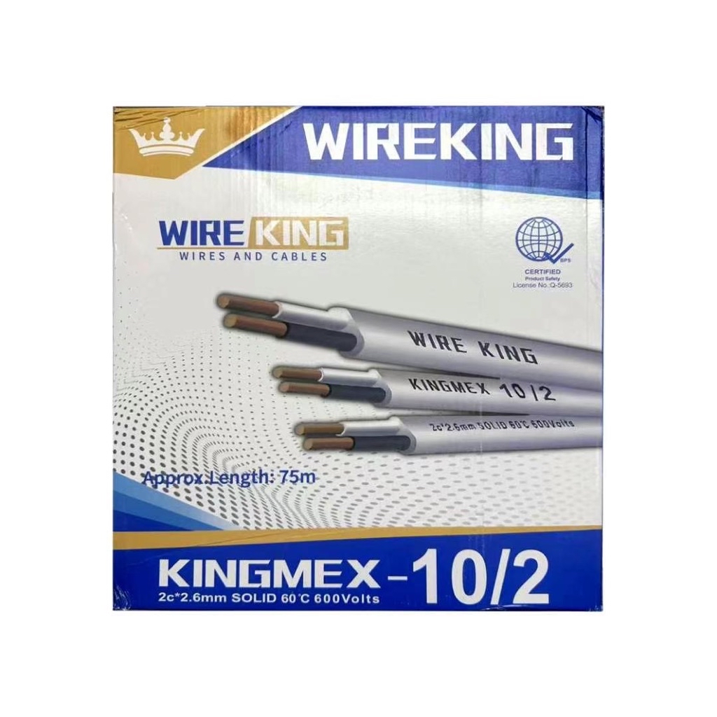 COD Heavy duty WIRE KING PDX 14/2c , 12/2c , 10/2c Solid Wire (75meters ...