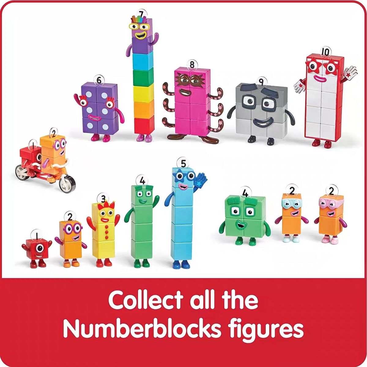MathLink Cubes Numberblocks 1-10 Activity Set Mathematical Building ...