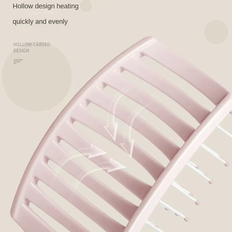 Rib Comb Anti-static 110 Teeth Tangle-free Scalp Massage Brush Long ...
