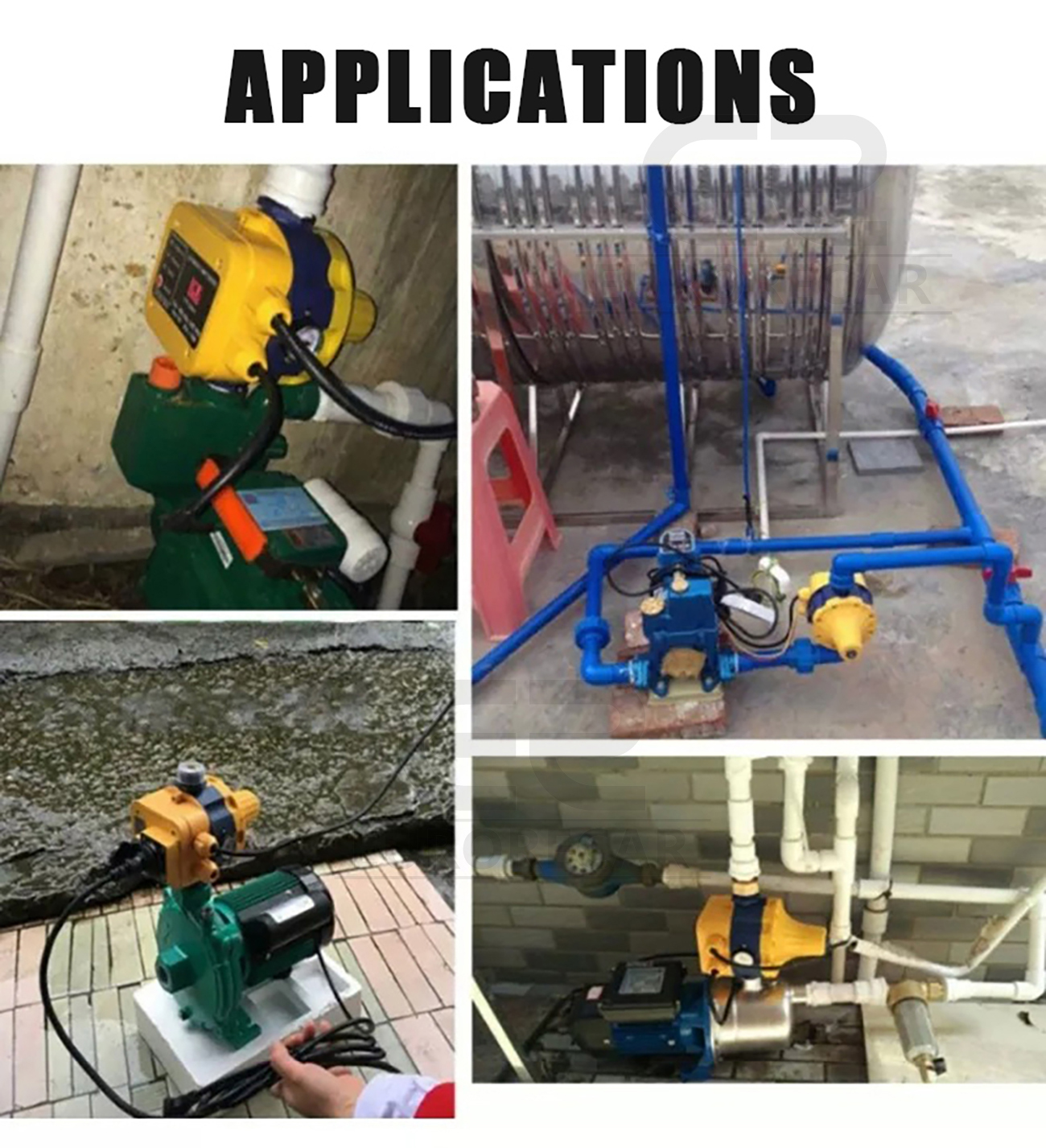 220V Automatic Pressure Controller Intelligent Water Pump Pressure ...