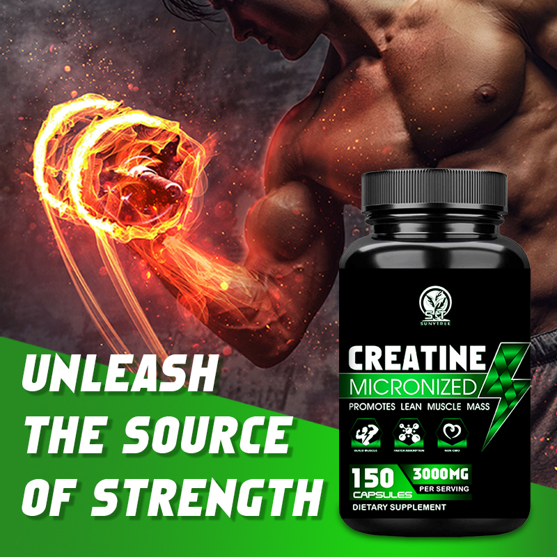 Suny Tree Creatine monohydrate capsules improve shape muscle strength ...