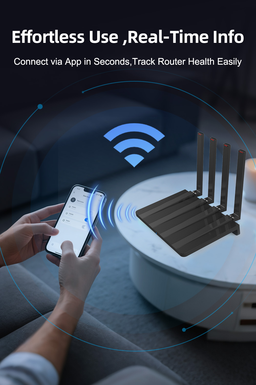 ZBTlink WE2007-B 4G Wifi Router With Sim Slot 500Mbps 4LAN Ports Wifi ...