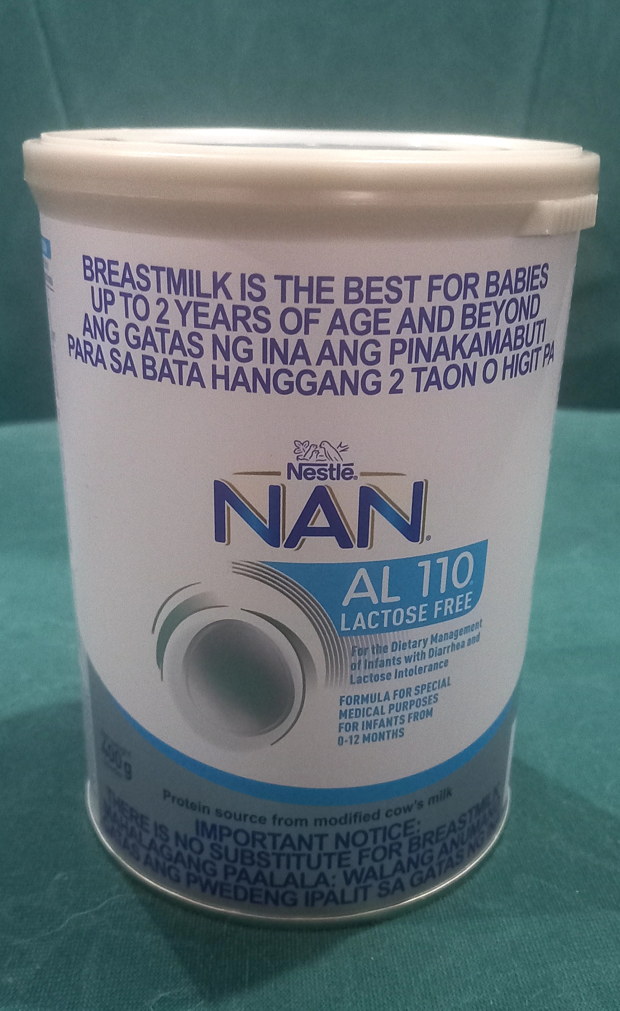 Nan AL 110 lactose free 0-12 mos. 400g | Shopee Philippines