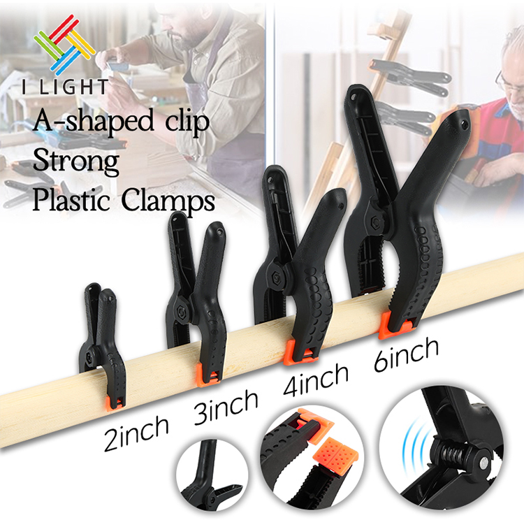 (Fast Delivery)A-shaped Strong Plastic Clamps 2/3/4/6 Inch Anti-Slip ...
