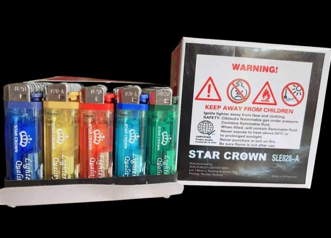 LCC LIGHTER WITH FLASHLIGHT/STARCROWN WITH FLASHLIGHT 1 BOX 50 PCS ...