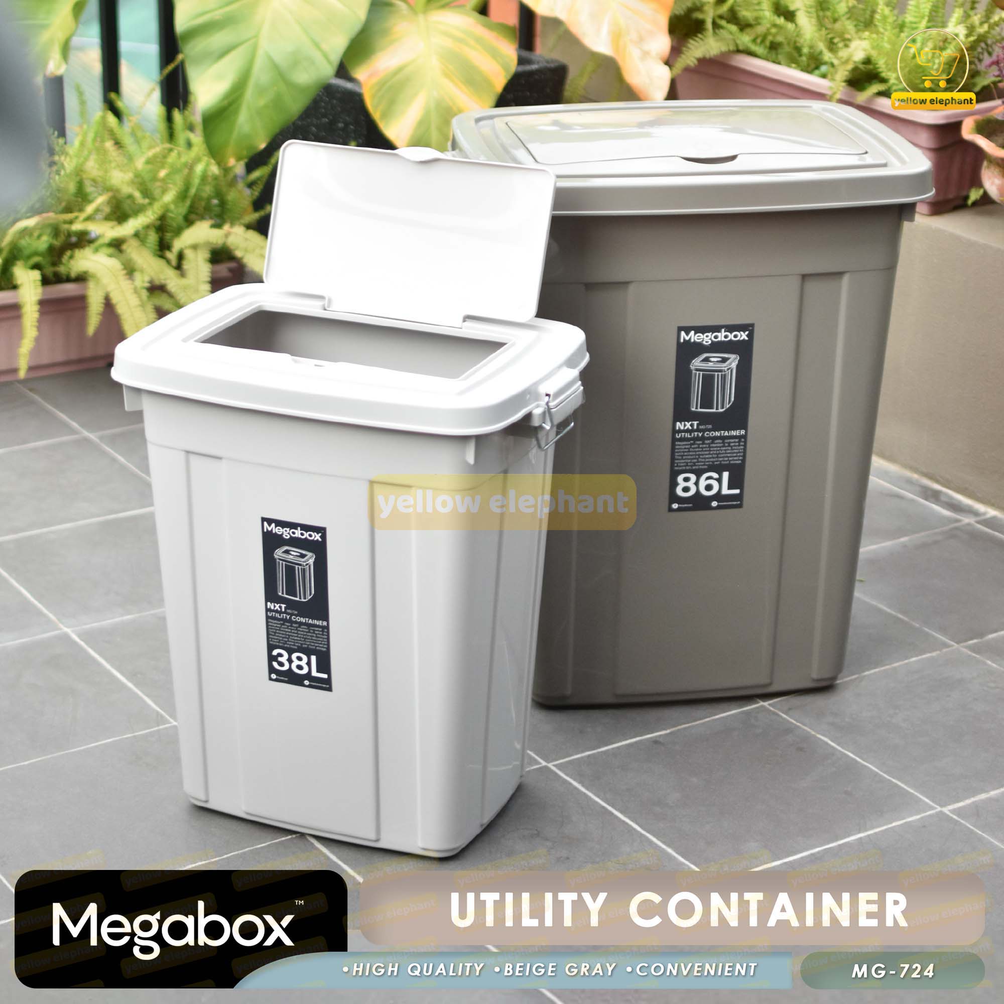 Megabox NXT Utility Container 38 Liters Water container / Waste ...