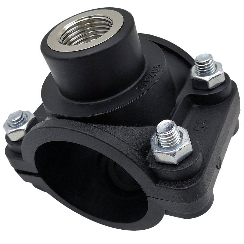 PE Compression Saddle Clamp 25mm/32mm/63mm Anti Pressure Anti-Corrosion ...