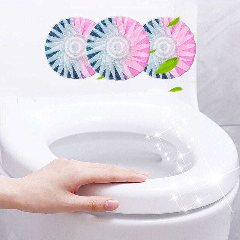 50PCS Toilet Bowl Cleaner Tablets Automatic Flush Deodorizer Strong ...