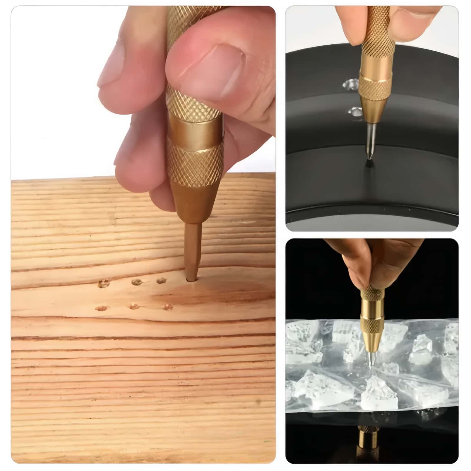 1Pcs Automatic Center Punch Spring-loaded Glass Breaker With High ...