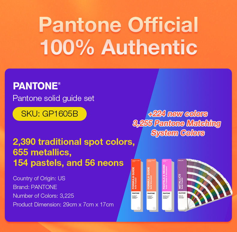 [Pantone Official] Solid Guide Set | Formula Guide Coated&Uncoated ...