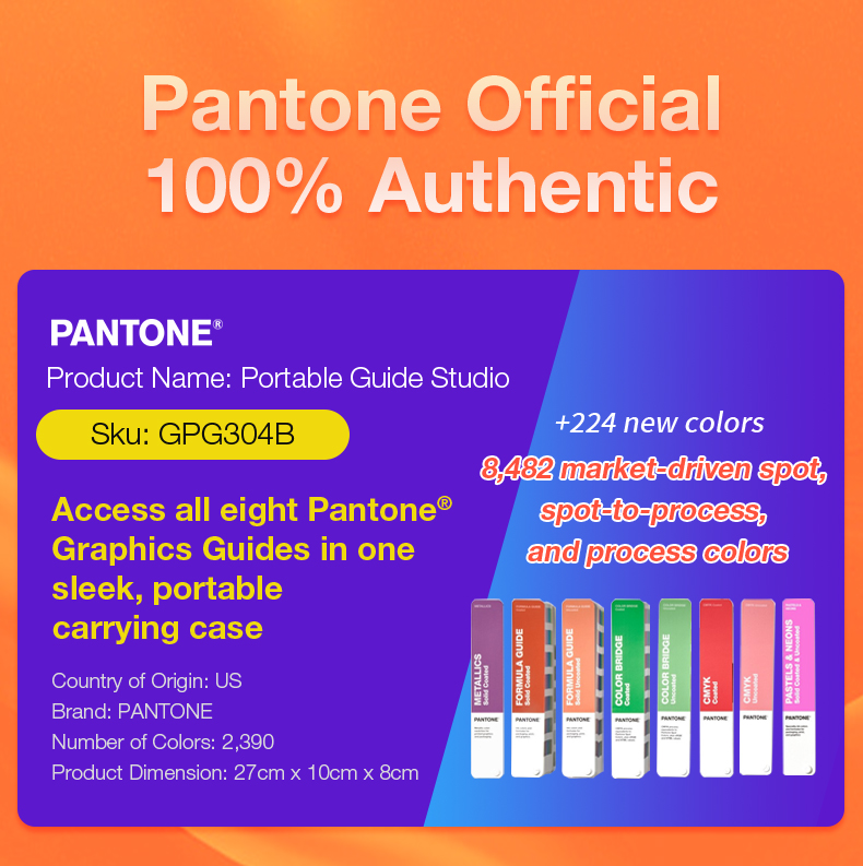 [Pantone Official] Portable Guide Studio | all 8 Pantone Graphic Guides ...