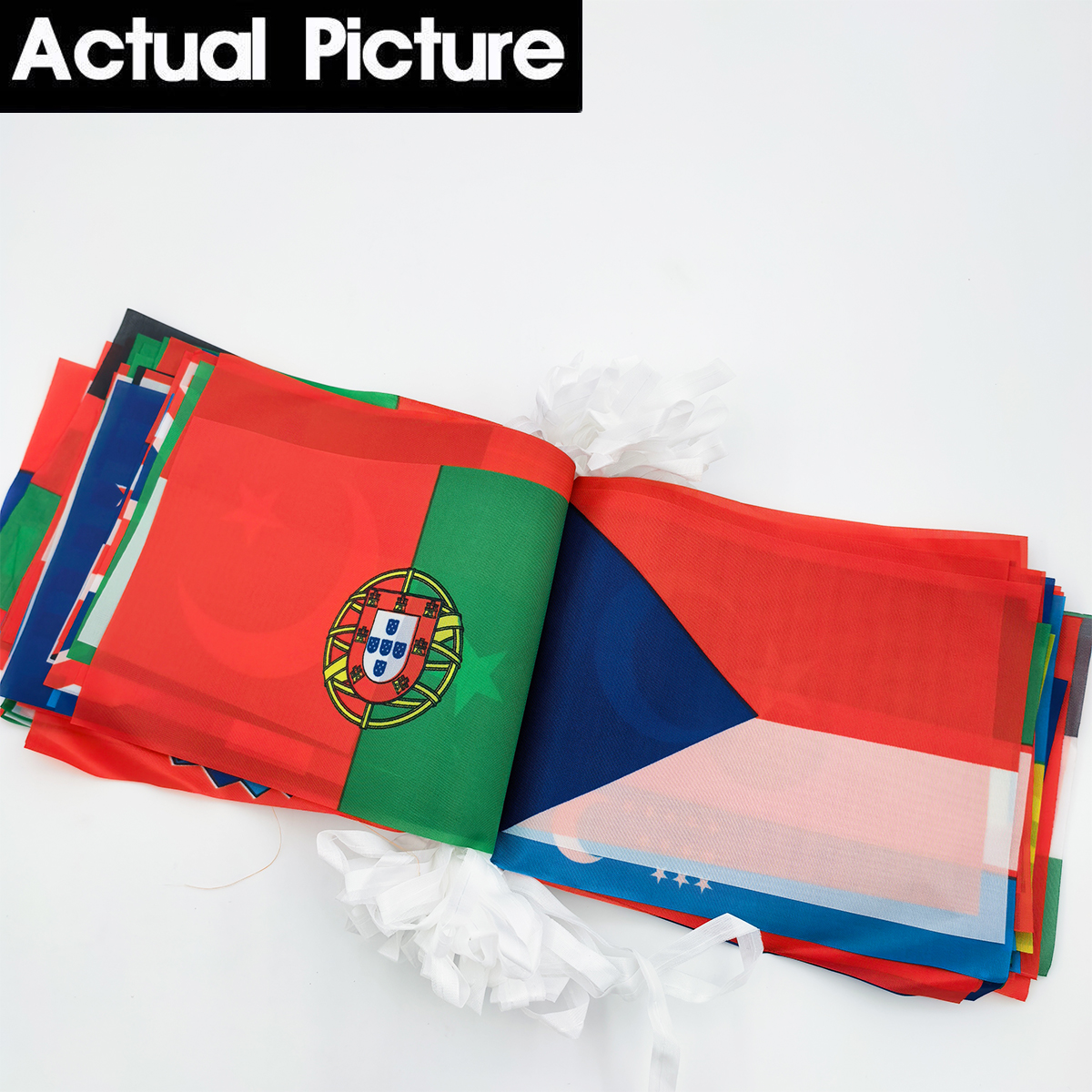 30 Meters 14 X 21Cm 100-Country Flags String World Flags String Country ...